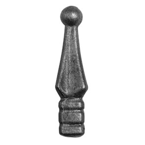 Grot stalowy kuty 15x15 mm H82 x L20 mm