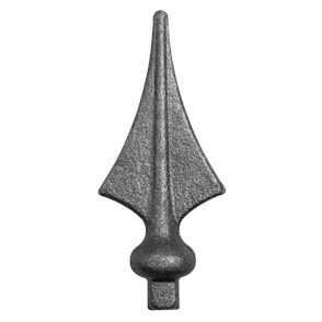 Grot stalowy kuty 15x15 mm H135 x L60 mm