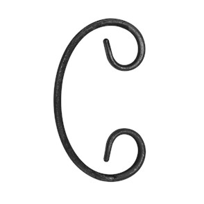 Spirala kuta typu C 12x6 mm H130 x L70 mm