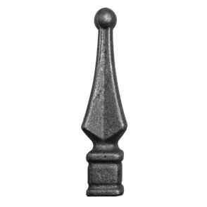 Grot stalowy kuty 32x32 mm H160 x L40 mm