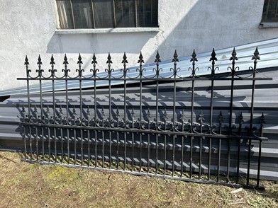 Przęsło ocynkowane grafit malowane proszokwo